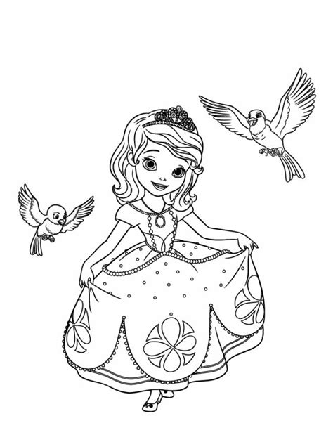 There are many free princess sofia coloring page in sofia the first coloring pages. Free printable Princess Sofia coloring pages