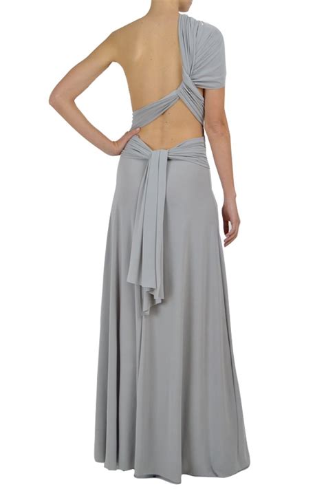 Von Vonni Womens Infinity Gown Dress Multi Way Wrap Convertible Maxi