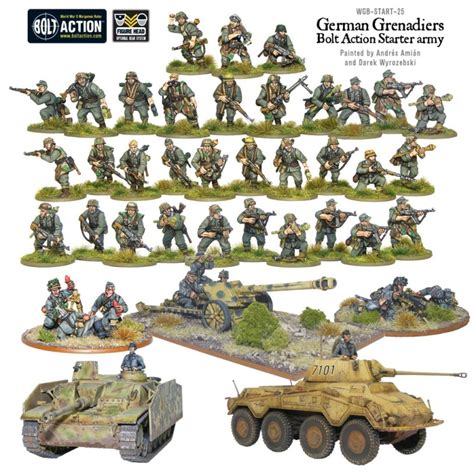 German Grenadiers Starter Army Bolt Action Warlord Games 28mm Sd