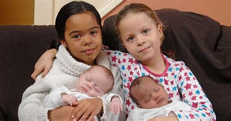 Family Beat Million To One Odds After Second Set Of Twins With Different Skin Colors It S