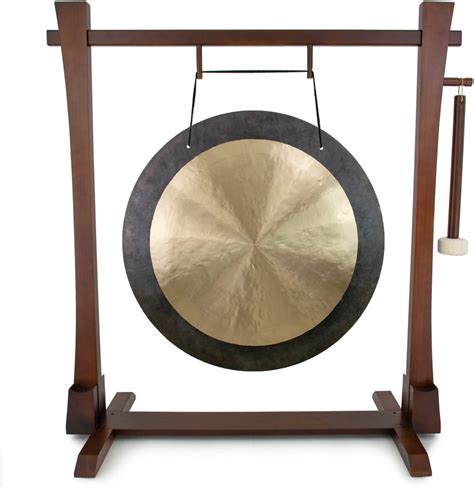 28 Chinese Gongs On The Spirit Guide Gong Stand 28 Dark