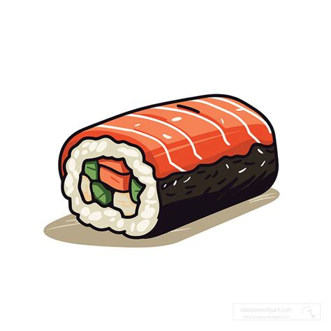 Cultural Food Clipart Plate Of Sushi Clip Art