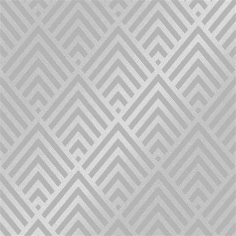 Shard Glitter Geometric Wallpaper Grey Silver Geometric Wallpaper