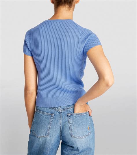 Merino Wool Short Sleeved Sweater