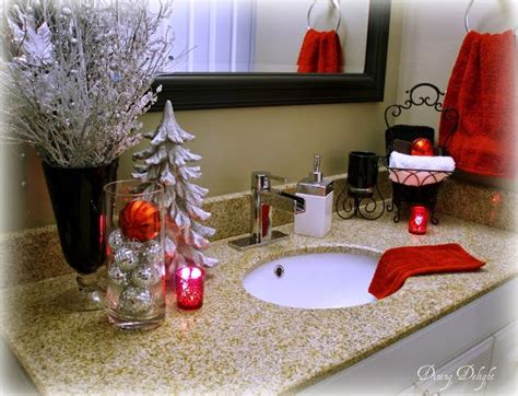 transform your christmas decor bathroom into a winter wonderland