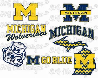 Michigan Football Wolverines University Clipart Svg Sports