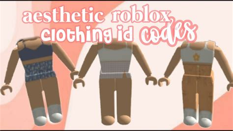 Aesthetic Roblox Clothing Id Codes Youtube