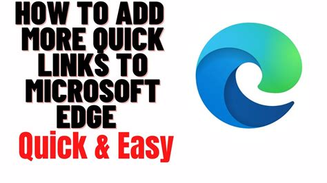 How To Add Quick Links In Microsoft Edgehow To Add More Quick Links To