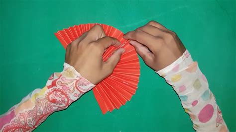 How To Make A Paper Fan Diy Paper Pocket Fan Paper Fan Origami