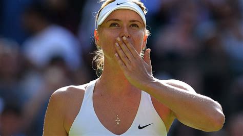 Wimbledon 2015 Maria Sharapova Revels In Silence Of Sw19 Before Roaring Into Round Two Mirror