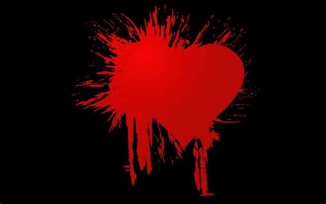 The best selection of royalty free heart half red and black vector art, graphics and stock illustrations. Red Heart on Black Background Photo | HD Wallpapers