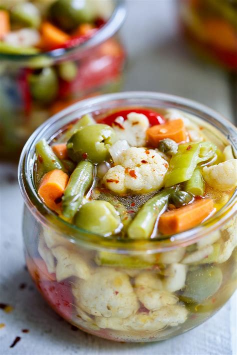 Authentic Italian Giardiniera Recipe | Dandk Organizer