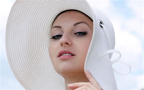 Wallpaper Face Hat Makeup Nose Skin Clothing Head Girl Beauty