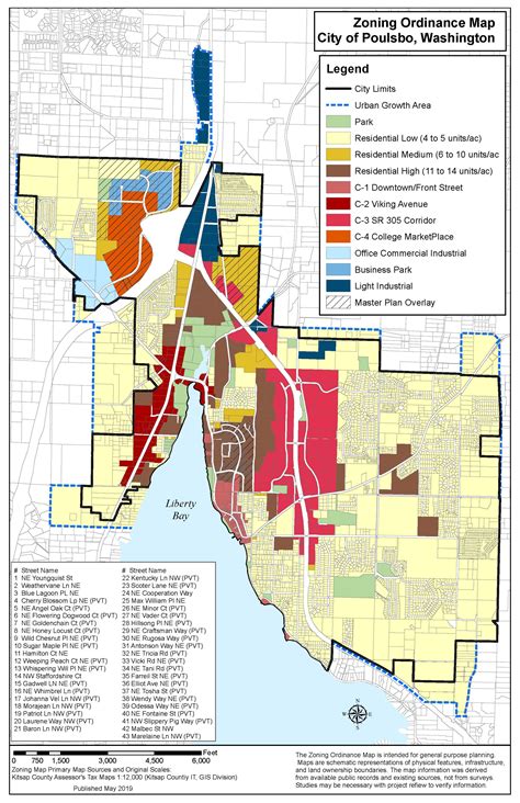 2019 Zoning Map City Of Poulsbo