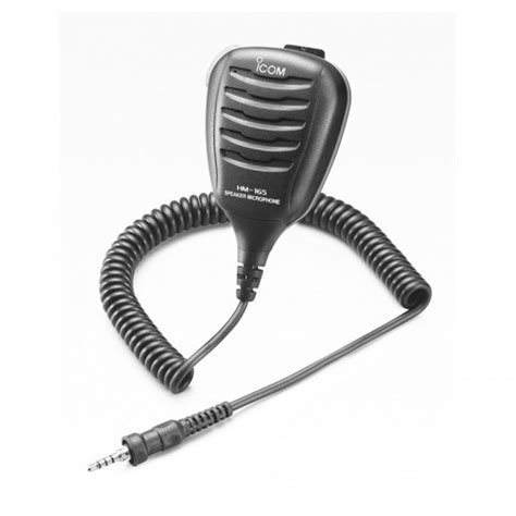 Icom Hm 165 Waterproof Speaker Microphone For M33m35 Hm165