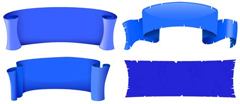 Banner Templates In Blue Color 591182 Vector Art At Vecteezy