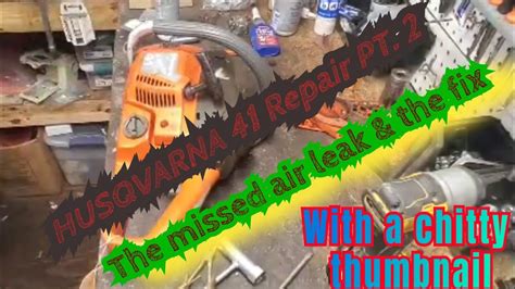 Husqvarna Chainsaw Won T Idle Even After Full Service Let S See Why Youtube