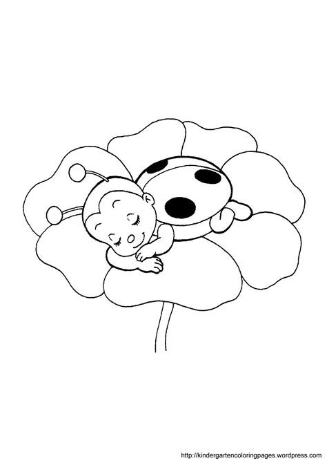 Ladybugs are cute, harmless insects, that are beneficial to your garden… and most importantly, they're colorful! Ladybug Coloring Pages | ladybug on flower coloring page ...