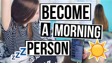 10 Tips To Become A Morning Person Morning Routine Life Hacks Youtube