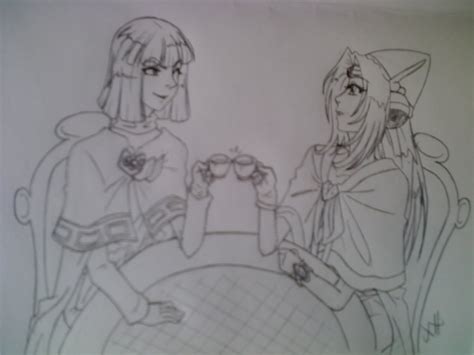 Xellos And Filia By Fai Hikari On Deviantart