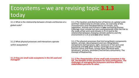 Ecosystems We Are Revising Topic Today Ppt Download