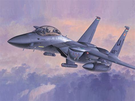 F 15e Strike Eagle Koike Shigeo Aviation Art Aircraft Art