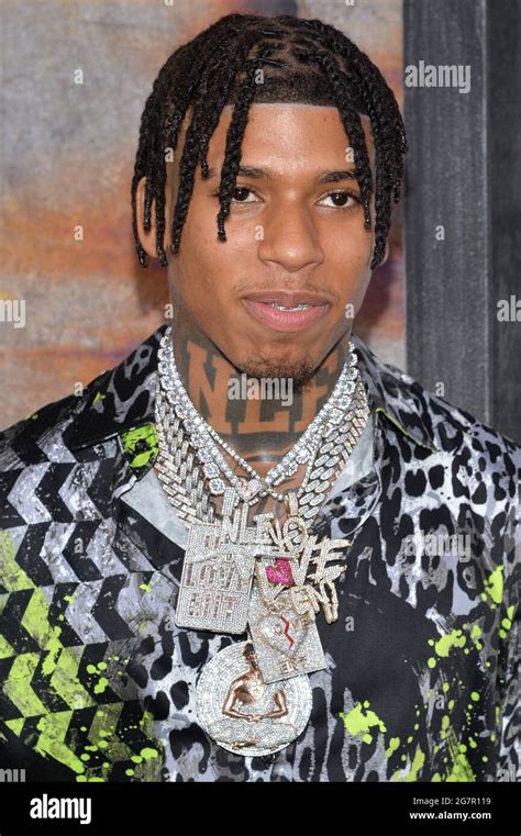 New York Usa 15th July 2021 Nle Choppa Attends The Red Carpet At