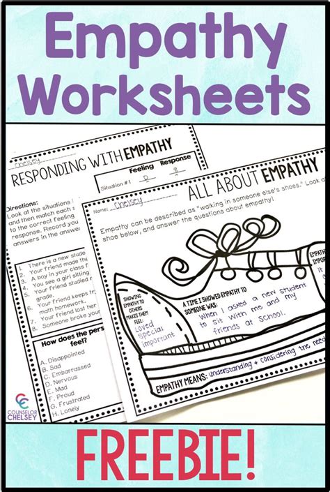 Empathy Worksheets Free Teaching Empathy Social 64 Cards To Help