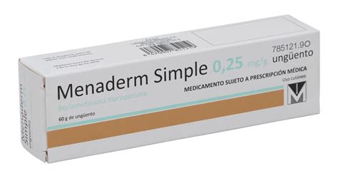 Menaderm Simple Mg G Unguento Tubo G Farmac Uticos