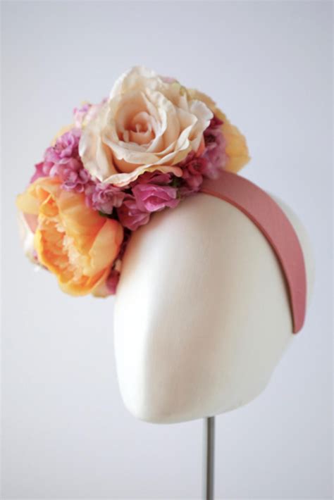 Flower Headband Floral Headband Wedding Headband Bridal
