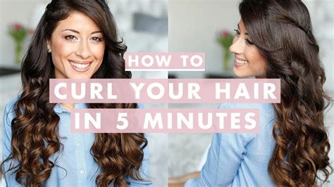 How To Curl Your Hair In Minutes Youtube