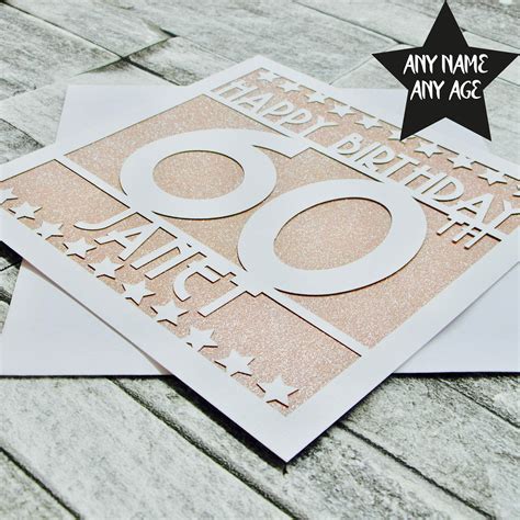 A perfect card for anyone who loves the great outdoors, be it hiking, walking, rambling, or just enjoying the world. Personalised 60th Birthday Card, 60th Birthday Card, Age ...