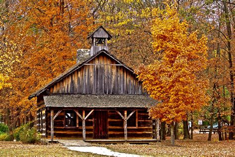 Old Church Fall Hdr By Tripptaylor On Deviantart