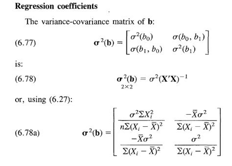 Comment Dériver Une Matrice De Coefficients De Variance Covariance En
