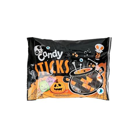 Купить Конфеты на Хэллоуин Halloween Candy Sticks Леденцы фруктовые 125