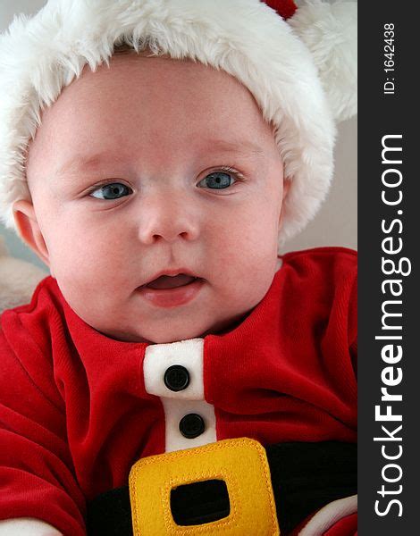 Baby Boy In Santa Claus Outfit Free Stock Images And Photos 1642438