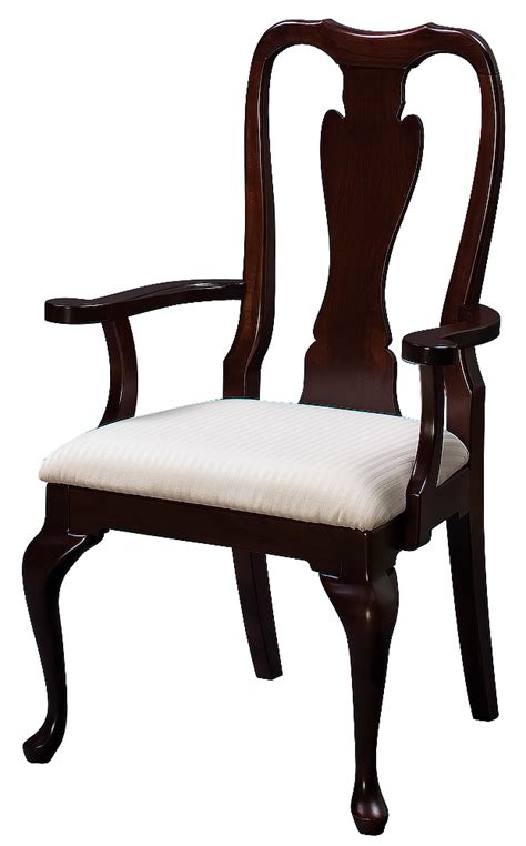 Queen anne chairs queen dining chair pottery barn pinterest. Deluxe Queen Anne Arm Chair by Zimmerman Chairs - 346A ...