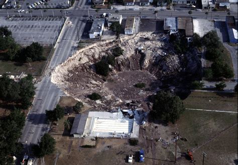 A Sinkhole Swallowed Part Of A Florida House That Survived Hurricane