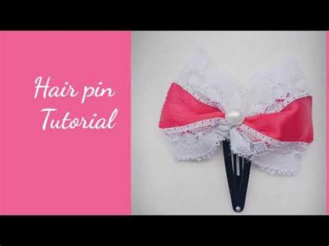 How To Decorate Simple Hair Pin DIY Hair Pin Tutorial Dilli