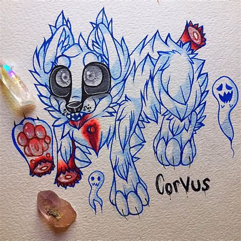 Corvus The Ghost Dog~ Old By Moonlightmalaise On Deviantart