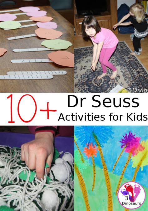 10 Fun Dr Seuss Activities 3 Dinosaurs