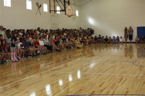 Powhatan School Students Welcomed Back To School With A New Gym Floor