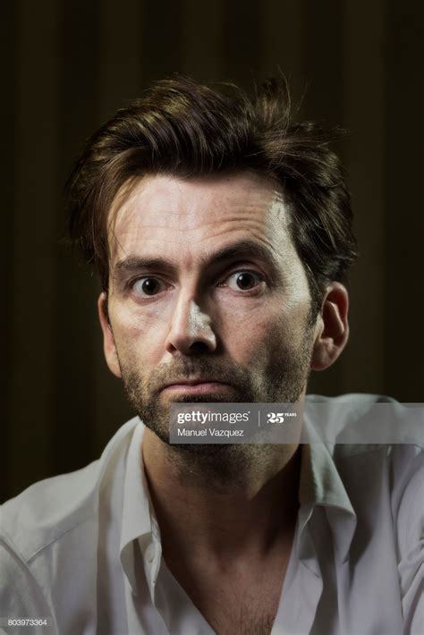 Actor David Tennant Is Photographed For The Guardian On March 31