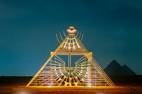 Major Site Specific Works Of Art Go On View At The Egyptian Pyramids