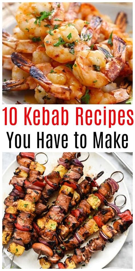 The recipe for grilled fajita chicken kabobs. 10 Summer Kabob Recipes to Serve at Your Next Cookout ...