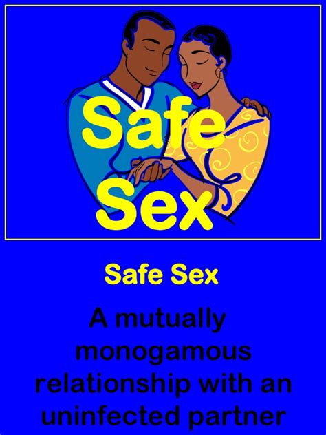 Ob Safe Sex Presentation Pdf Sexually Transmitted Infection Safe Sex
