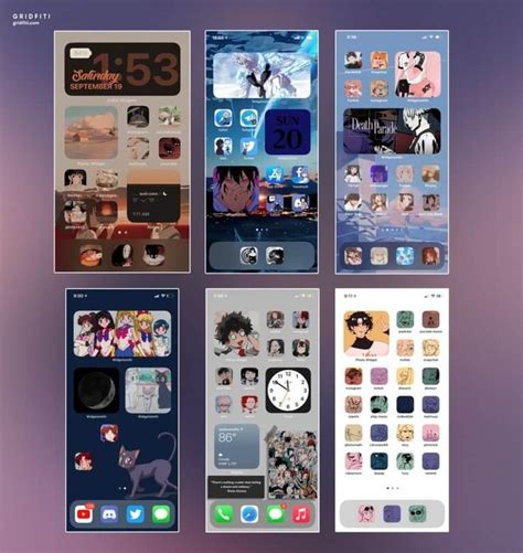 Best & most creative ios 14 home screen designs. 30+ Aesthetic iOS 14 Home Screen Theme Ideas | Gridfiti in ...