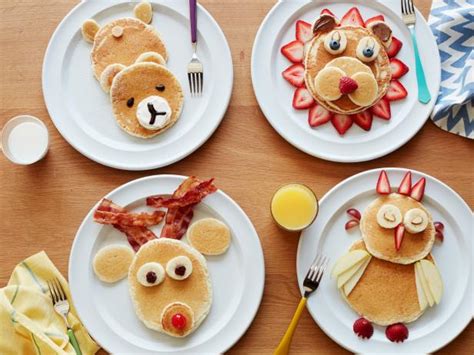 Pancake Animals Food Network Cooking With Kids Food