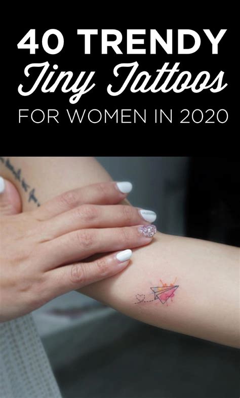 40 Of The Trendiest Tiny Tattoos For Women In 2020 Tattooblend