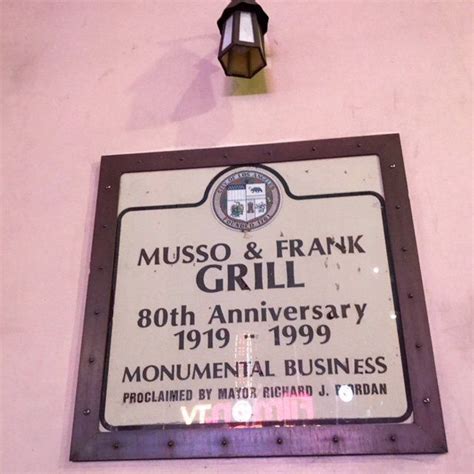 The Legendary Musso And Frank Grill In Hollywood Will Celebrate Their